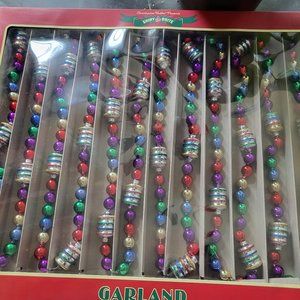 14 FOOT Radko Shiny Brite Glass Garland